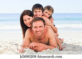 Family on the beach Family on the beach