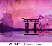 Mountain Sunrise in Japan Mountain Sunrise in Japan