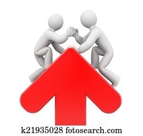 Partnership. Helping hand Partnership. Helping hand