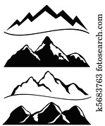 unterschiedliche, bergwelt unterschiedliche, bergwelt