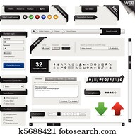Web design element template Web design element template