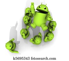 3D ANDROID CELEBRATE 3D ANDROID CELEBRATE