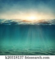 Abstract underwater background Abstract underwater background