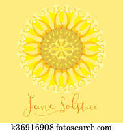 cartaz, ligado, junho, solstício