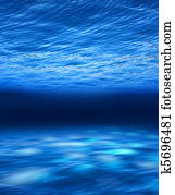 Deep blue sea underwater Deep blue sea underwater
