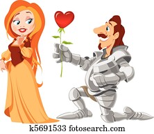 prinzessin, &, ritter prinzessin, &, ritter