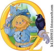 Scarecrow and Crow Scarecrow and Crow