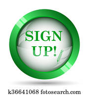 Sign up icon Sign up icon