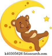 The bear sleep on the moon The bear sleep on the moon
