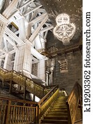 Underground Chamber in the Salt Mine, Wieliczka