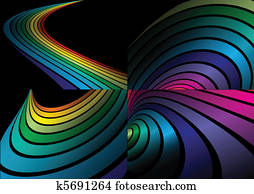 Vector rainbow background collectio