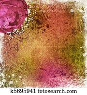 vintage wallpaper background with rose vintage wallpaper background with rose