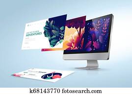 Web design template Web design template