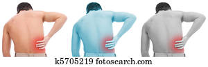 Back pain collage Back pain collage