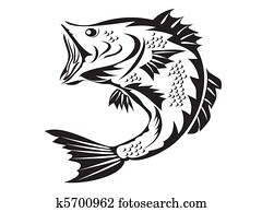 fishing symbol - bass