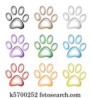 Paw Prints Paw Prints