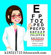 אופטיקאי, אישה מצביעה