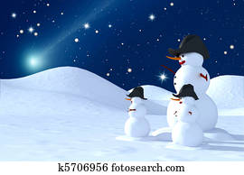 איש שלג, משפחה