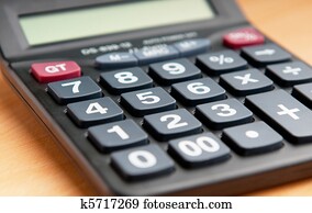 concepto de la corporación mercantil, con, contabilidad, calculadora