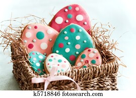 Easter egg cookies Easter egg cookies