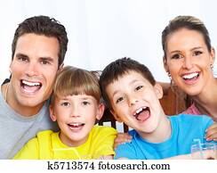 Happy family. Happy family.