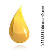 Shiny drop of honey or oil Shiny drop of honey or oil