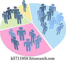 אנשים, סטטיסטיקות, אכלוסיה, נתונים, טבלה של עוגה