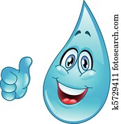 gota dágua, caricatura