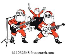 Santa Claus Rock Band Santa Claus Rock Band