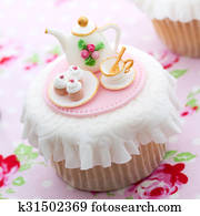 Tea party cupcake Tea party cupcake