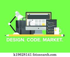 website, programovanie, vedenie podniku, plytký, ukážka