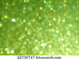 Abstract background of green holiday lights Abstract background of green holiday lights