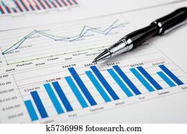 finanziell, tabellen, und, schaubilder