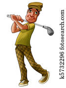 golf player golf player