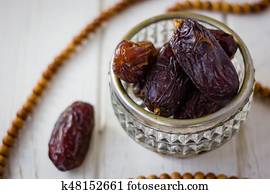 Ramadan, frutas, -, secos, datas, para, iftar, time.