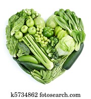 verde, alimento saudável