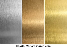 アルミニウム, 銅, そして, 真ちゅう, ステッチされる, 手ざわり