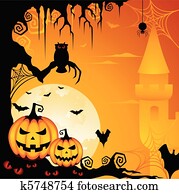 dia das bruxas, fundo