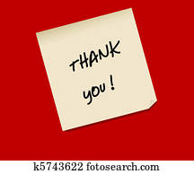 thank you postit