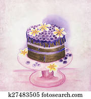 Wedding Cake Illustration Wedding Cake Illustration