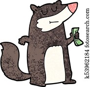 Cartoon cash Clipart | k14851641 | Fotosearch