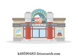 Movie Theater Clipart | Our Top 1000+ Movie Theater EPS Images | Fotosearch