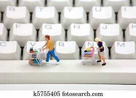 Online shopping concept. Online shopping concept.