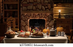 Thanksgving Cabin Dinner Thanksgving Cabin Dinner