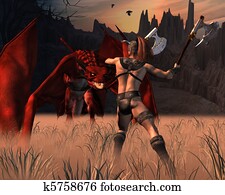 ה, ברברי, ו, ה, דרקון