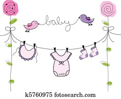 Baby Clothes Line