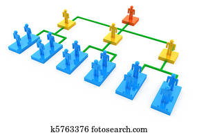 Business organization chart