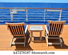 Cruise ship open deck Cruise ship open deck