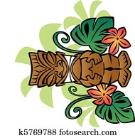 exotische, tiki, gott exotische, tiki, gott