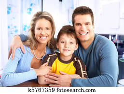 Happy family. Happy family.